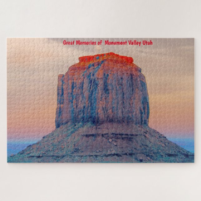 We Love Monument Valley Utah Jigsaw Puzzle (Horizontal)