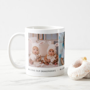 We Love Our Grand-parents Photo Collage Mug