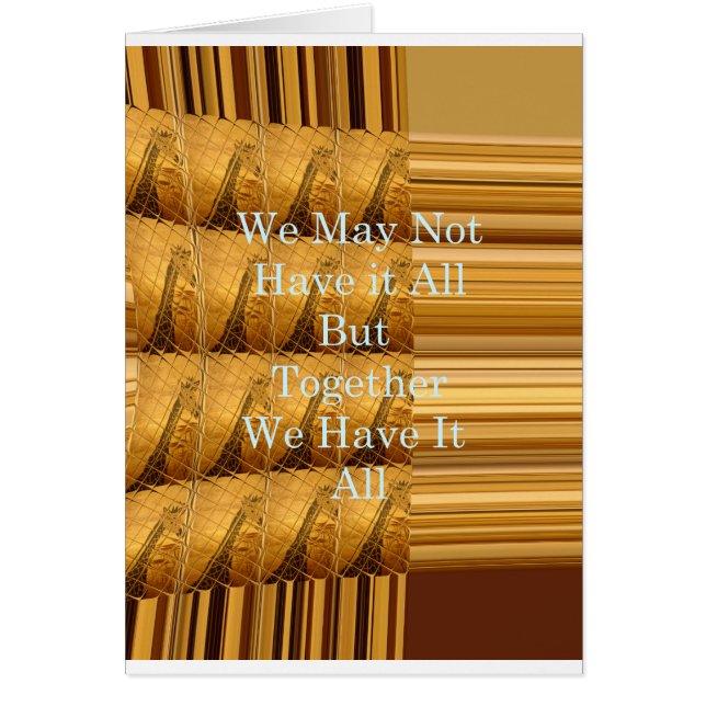 We may not have it all girafe safari hakuna mata (Devant)