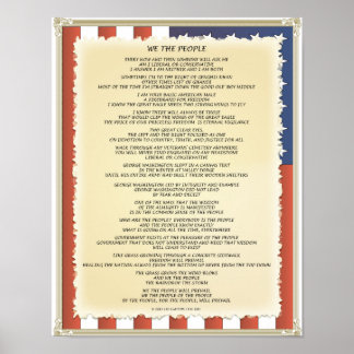 "We The People" De Lee Clayton - Poster