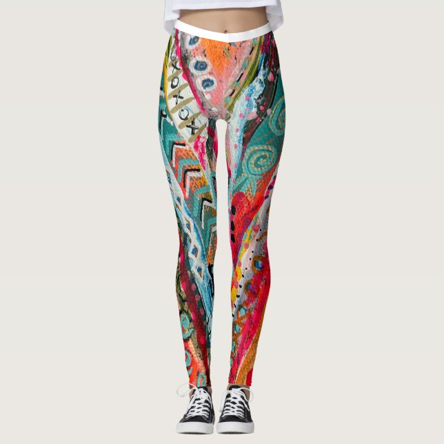 Wear Your Love leggings - Original Art - love wins (Devant)