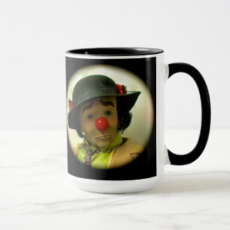 Weary Willie Triste Clown - Black 15 Oz Mug