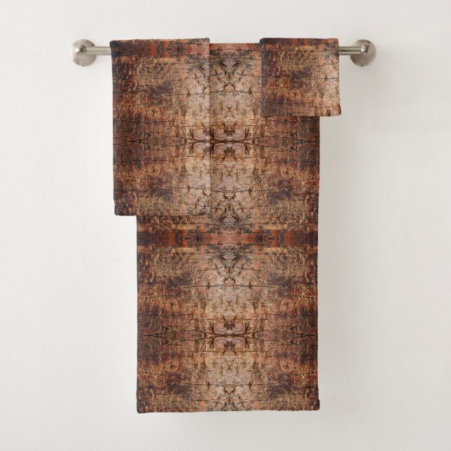 Weathered Aged Wood Photo Closeup Pattern Design (En situation)