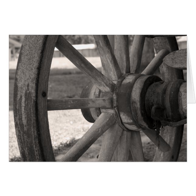 Weathered Wagon Wheel (Devant horizontal)