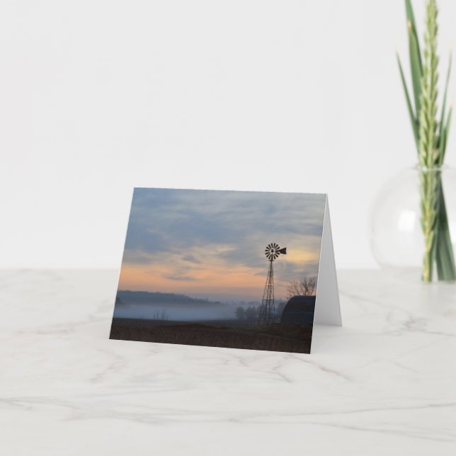 Weathervane tôt dans la matinée carte blanche (Devant)