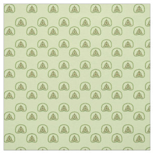 Weave celtique sur tissu vert clair