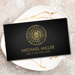 Web de Wyrd et de Runic Alphabet Carte de visite