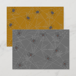 Web et citrouilles d'araignées d'Halloween