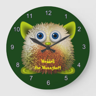 Weddell the Wuzzybutt - Horloge de caricature amus