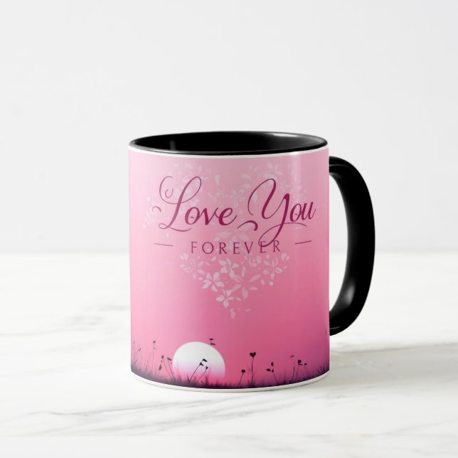Wedding, Anniversary Mug | Romantic Valentine Gift (Devant droit)