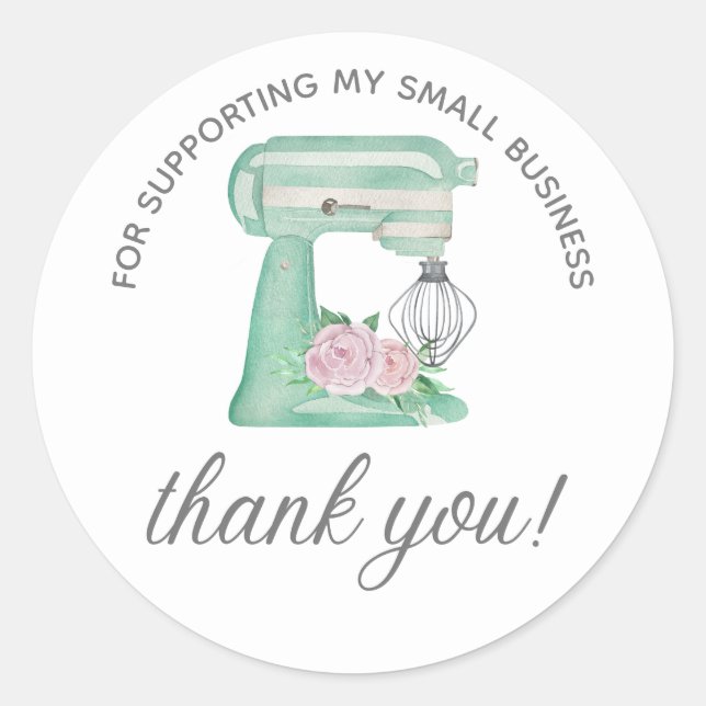 Wedding Cake Business Thank you Sticker (Devant)