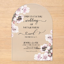 Wedding Floral Invitation