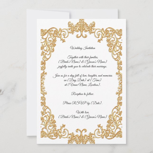 Wedding Invitation (Devant)