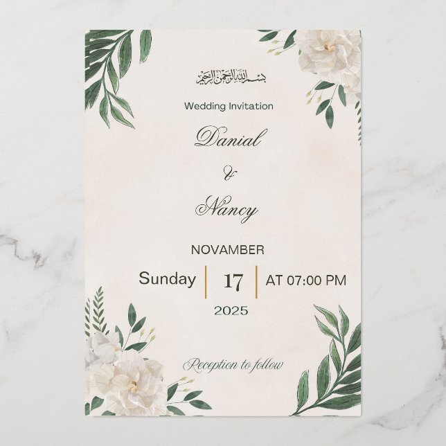 Wedding Invitation (Recto)