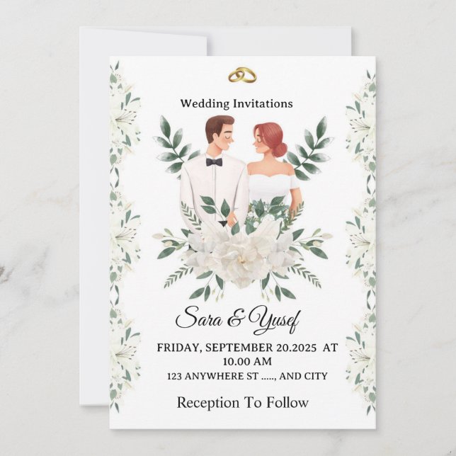 wedding invitation (Devant)