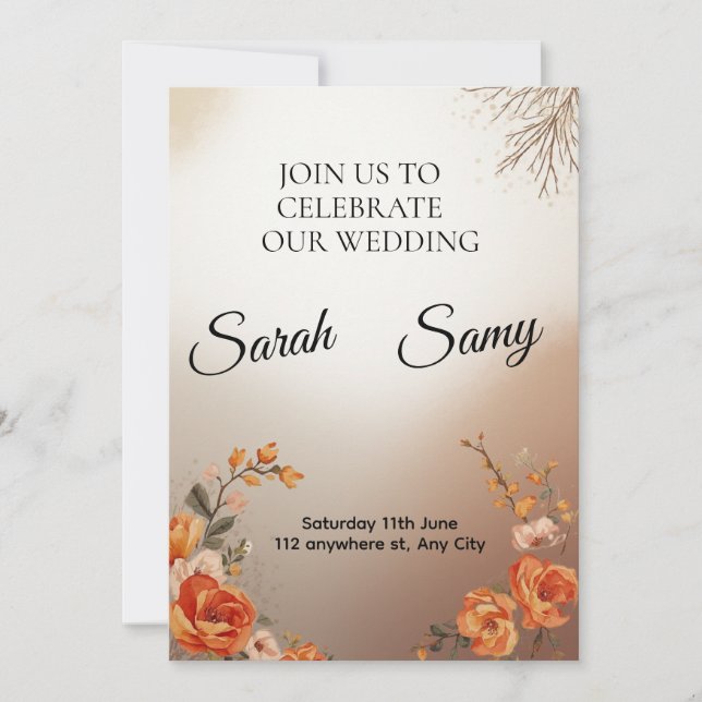 Wedding Invitation (Devant)