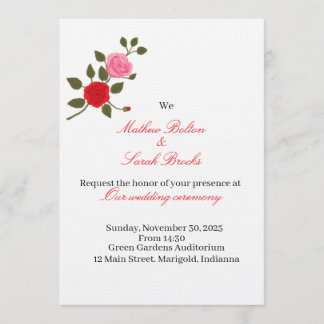 Wedding Invitation