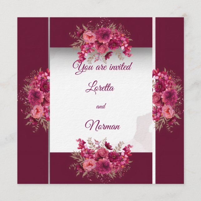 wedding invitation (Devant)