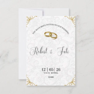 Wedding invitation