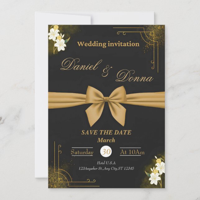 Wedding invitation : The best Invitation (Devant)