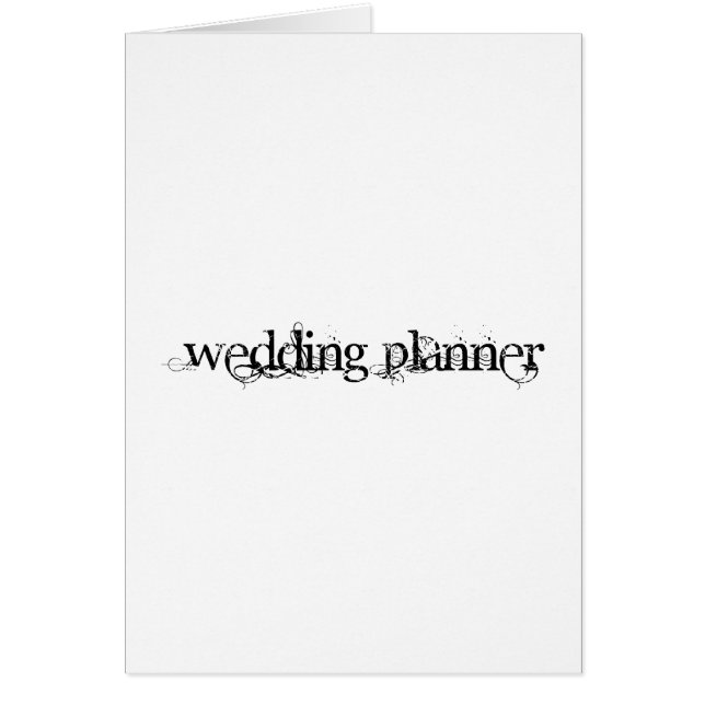 Wedding planner (Devant)