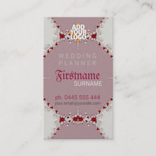 Wedding planner Carte de visite royal