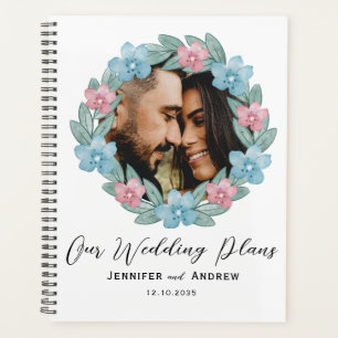 Wedding planner de courroie et de calligraphie flo