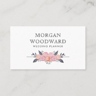 Wedding planner Floral Carte de visite