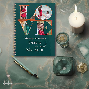 Wedding planner moderne Abstrait Agate Jade