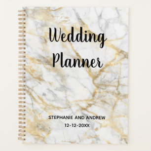 Wedding planner personnalisé tendance en marbre do