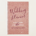 Wedding planner rose - Rose Parties scintillant d'<br><div class="desc">Rose Gold - Blush Pink et Burgundy Sparkle Parties scintillant Planificateur pour la planification Mariage. Le carnet est parfait pour la mariée et le marié planifiant le mariage parfait. Les noms et la date du planificateur peuvent être customisés. Veuillez contacter le concepteur pour customiser les articles correspondants.</div>