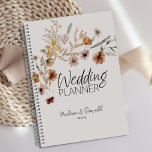 Wedding planner vintage à fleurs florales minuscul<br><div class="desc">Petite floraison collection vintage. Aquarelle botanique,  tendres et fleurs d'aquarelle absolument minuscules. Les articles correspondants pour compléter votre collection d'événements sont disponibles dans notre boutique Zazzle!</div>