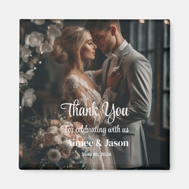 Wedding Thank You Magnet (Devant)