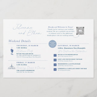 Wedding Weekend Welcome Map CUSTOM FOR CHRISTINE