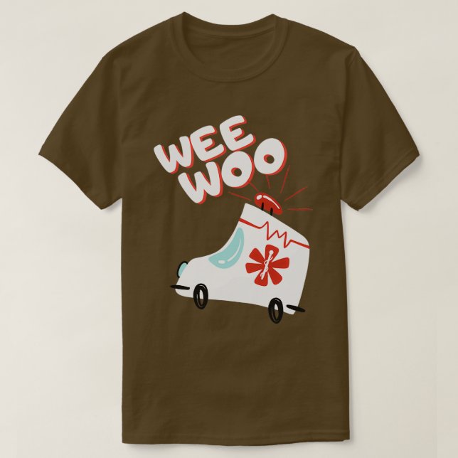 Wee Woo Ambulance classique TShirt (Design devant)