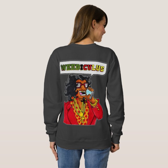 Weediculus Long Sleeve Femme Sweatshirt (Dos entier)