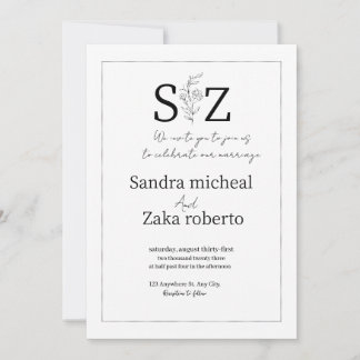 weeding invitation