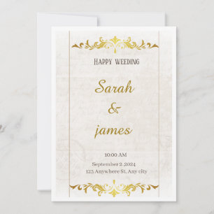 Weeding invitation