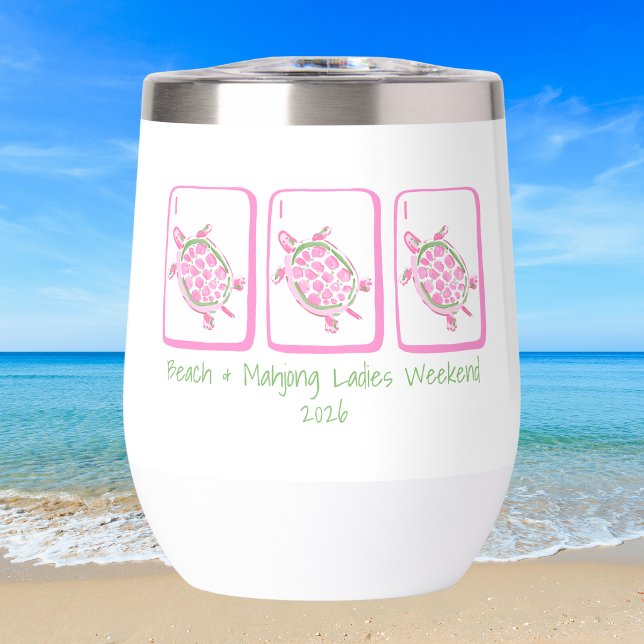 Week-end de Mahjong à la plage Tortue de mer perso (Créateur téléchargé)