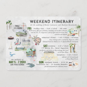 Week-end mariage en Floride Carte Itinéraire