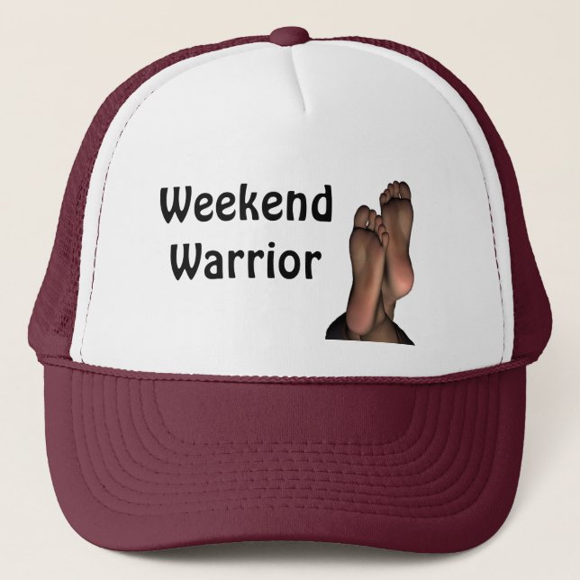 Weekend Warrior Funny Casquette (Devant)