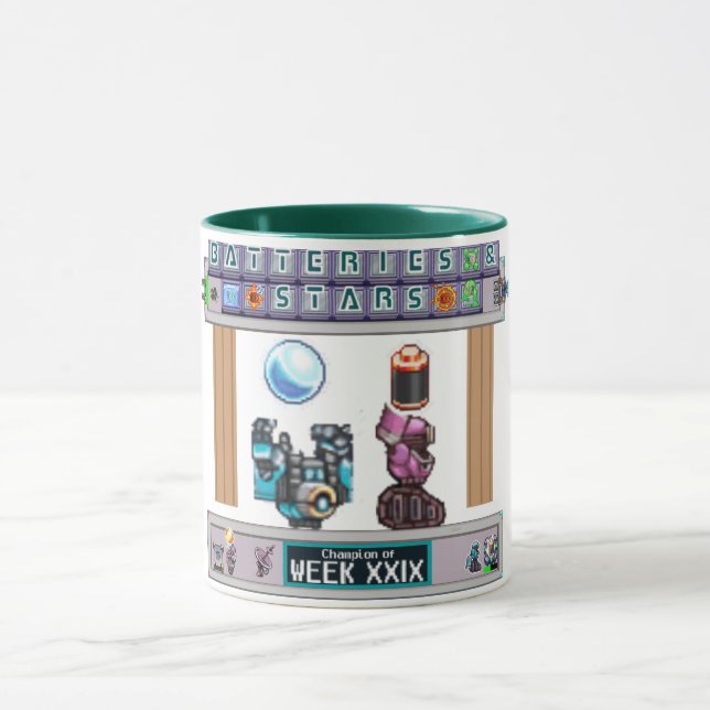 Weekly Trophy Synthesis Batteries&Stars Mug (Centre)
