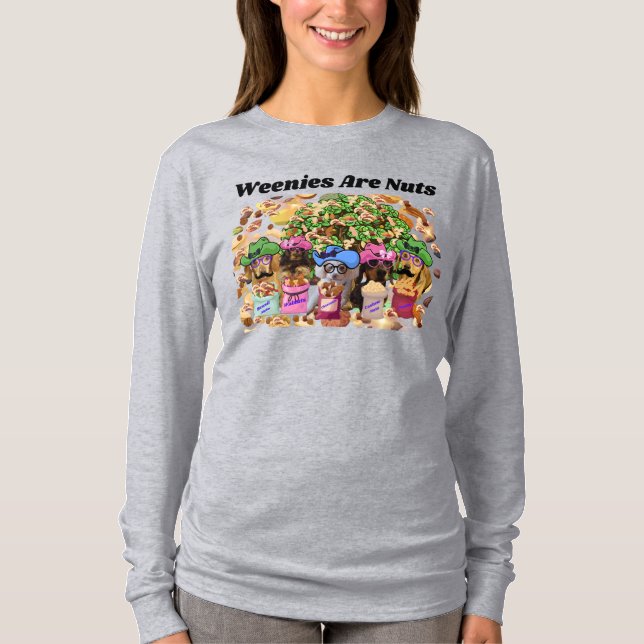 Weenies Are Nuts T-Shirt Dames (Devant)