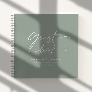 Weight livre d'invité sauge vert minimal moderne