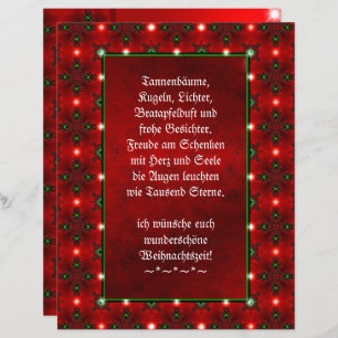 Weihnachtsgedicht Deutsch, Ajouter Votre Texte
