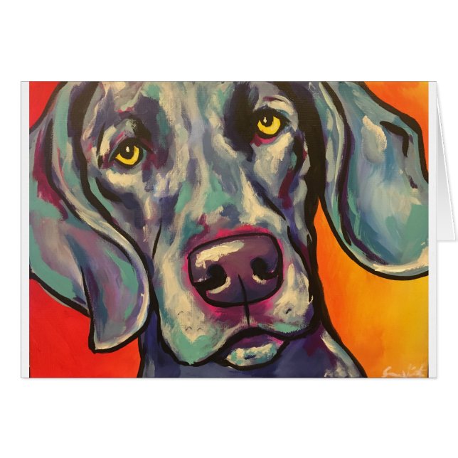 weimaraner (Devant horizontal)