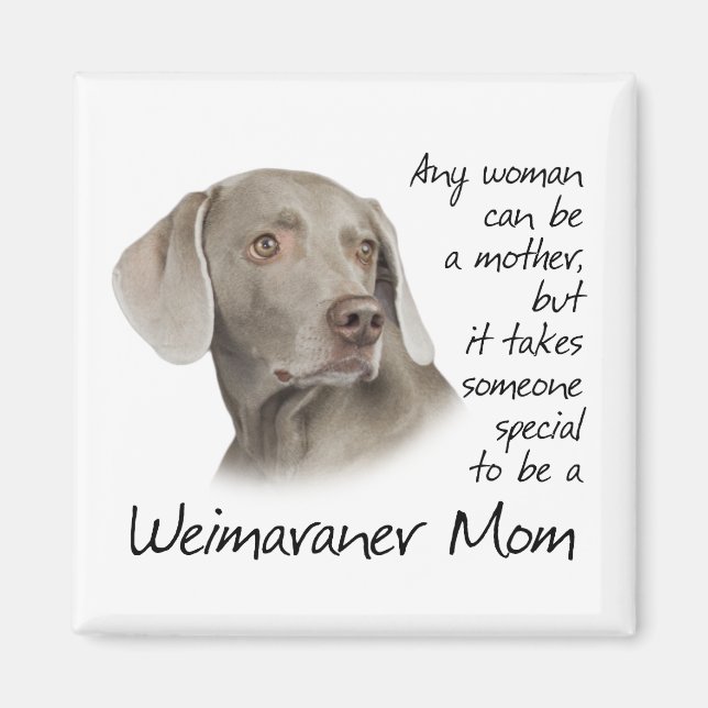 Weimaraner - Magnet maman (Devant)