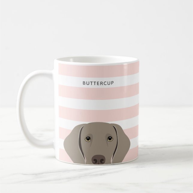 Weimaraner Mugs (Gauche)