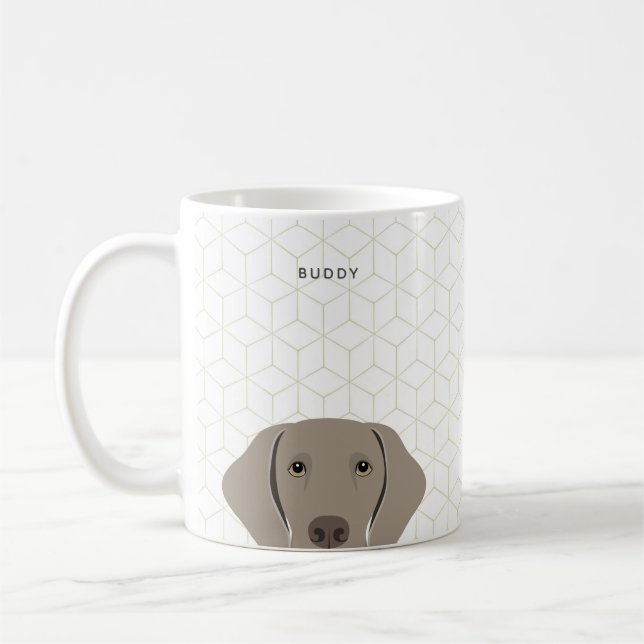 Weimaraner Mugs (Gauche)