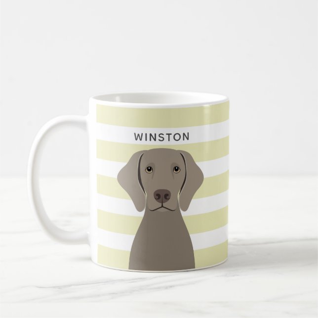 Weimaraner Mugs (Gauche)